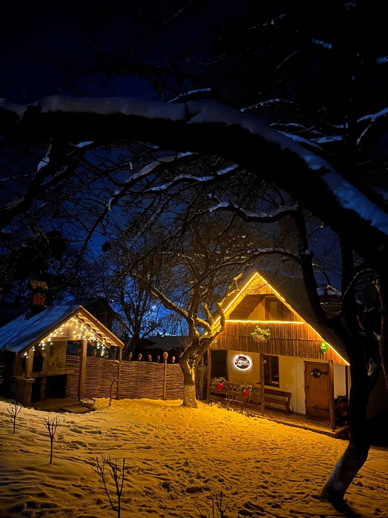 Villa Еко Дім З Соломи Solotschyn Exterior foto